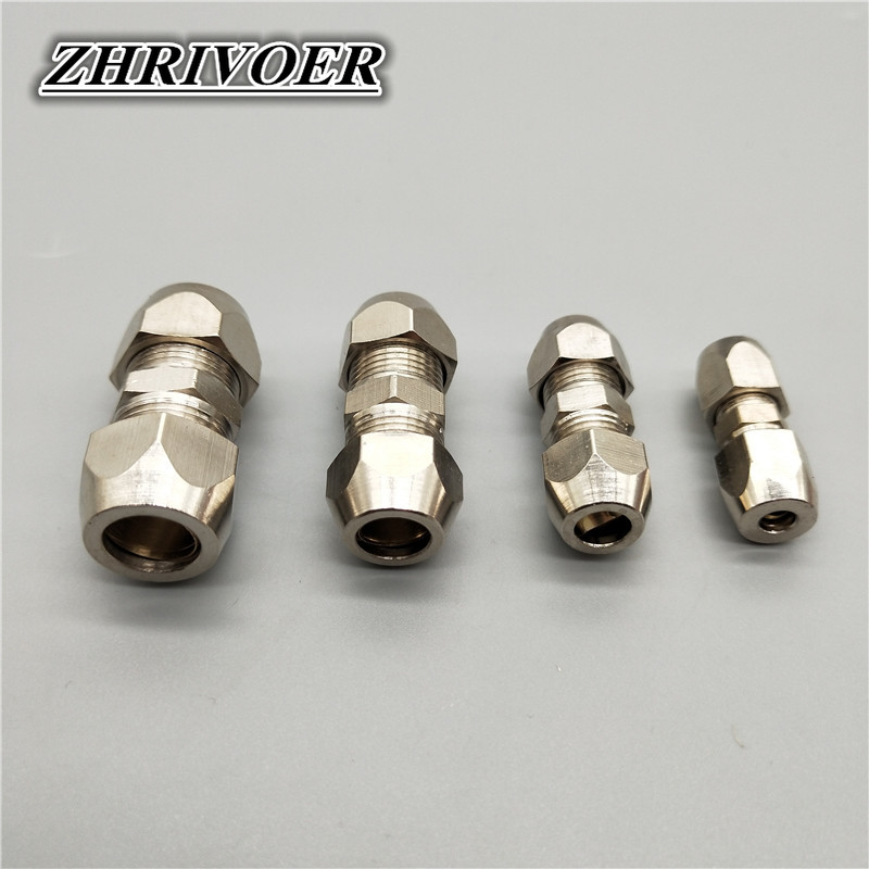 Nén Đầu Gia Cố Gắn Ống 4 6 8 1 - đánh giá và giá Compression Fitting Brass