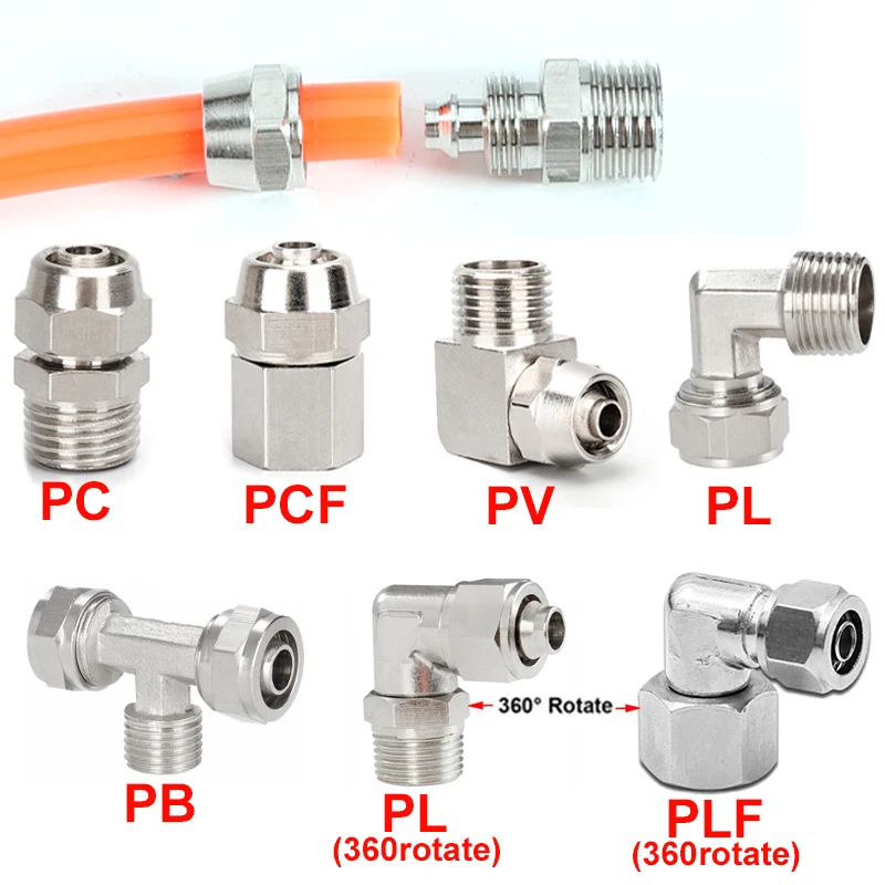 Đồng Bằng Khí Nén Phụ Kiện Khô - đánh giá và giá Compression Fitting Brass