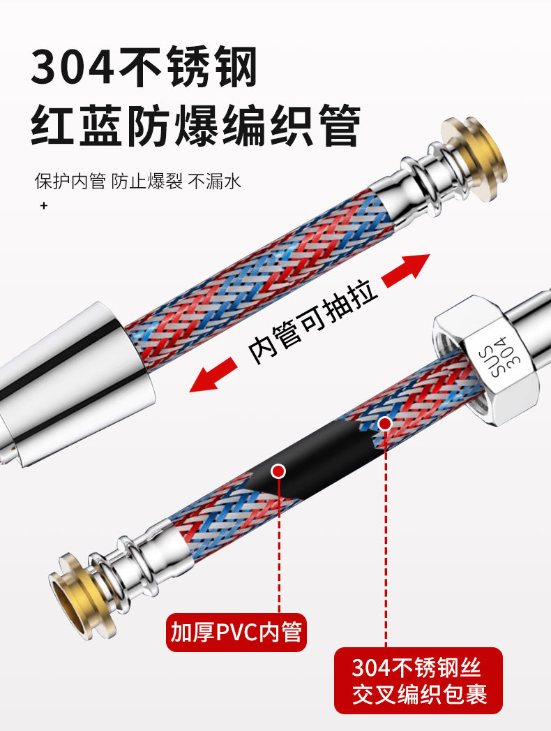 1.5/2/3M Gold Stainless Steel  - đánh giá và giá Flexible Hose Braided